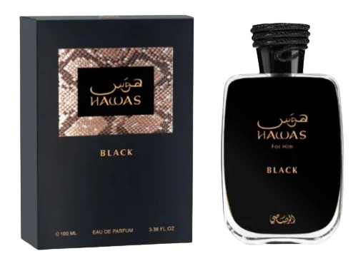 Perfume Árabe Hawas Black Edp 100ml